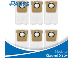 Xiaomi X10+ Stofzakken (6 Stuks, Plus.Parts® alternatief voor RDB3)