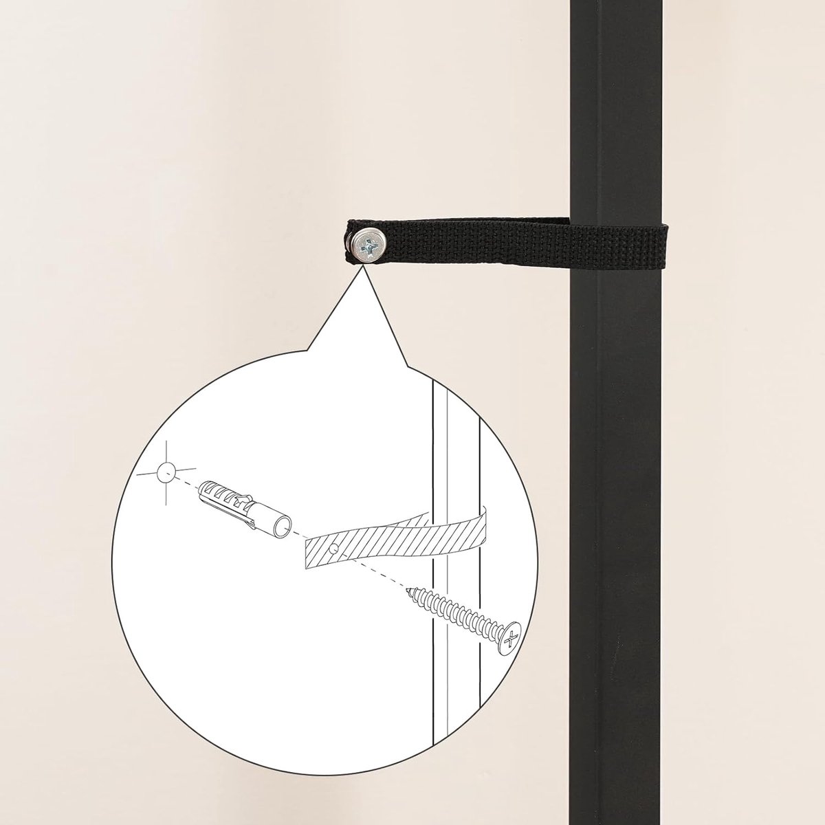 TRANKIELO® - Multifunctioneel Kledingrek met Schoenenrek – 5 Niveaus – Verstelbaar Metalen Rooster – Vintage Bruin – foto 6