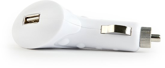 Gembird MP3A-UC-CAR1 oplader voor mobiele apparatuur Mobiele telefoon, MP3, Tablet Wit Sigarettenaansteker Auto