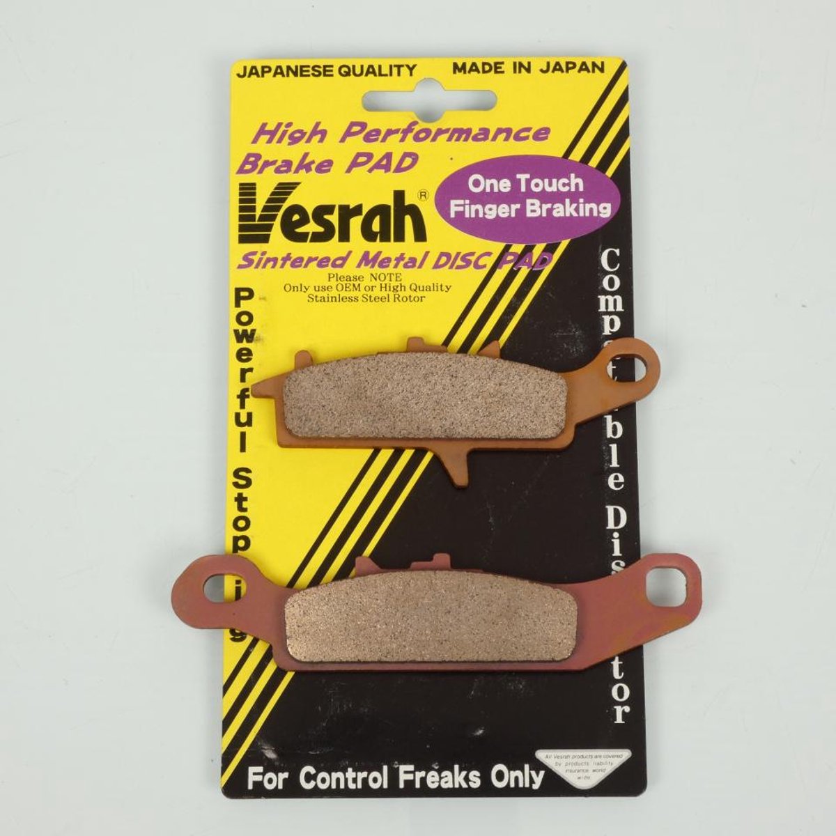 Plaquette de frein Vesrah pour Quad Kawasaki 700 KFX V-force 2004 à 2011 AVG Neuf