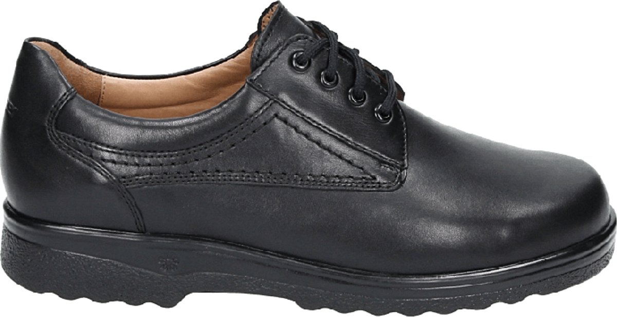 Ganter - 256701 - Vrije tijdsschoenenHeren veterschoenHeren sneakersCasual - Kleur: Zwart - Maat: 40.5