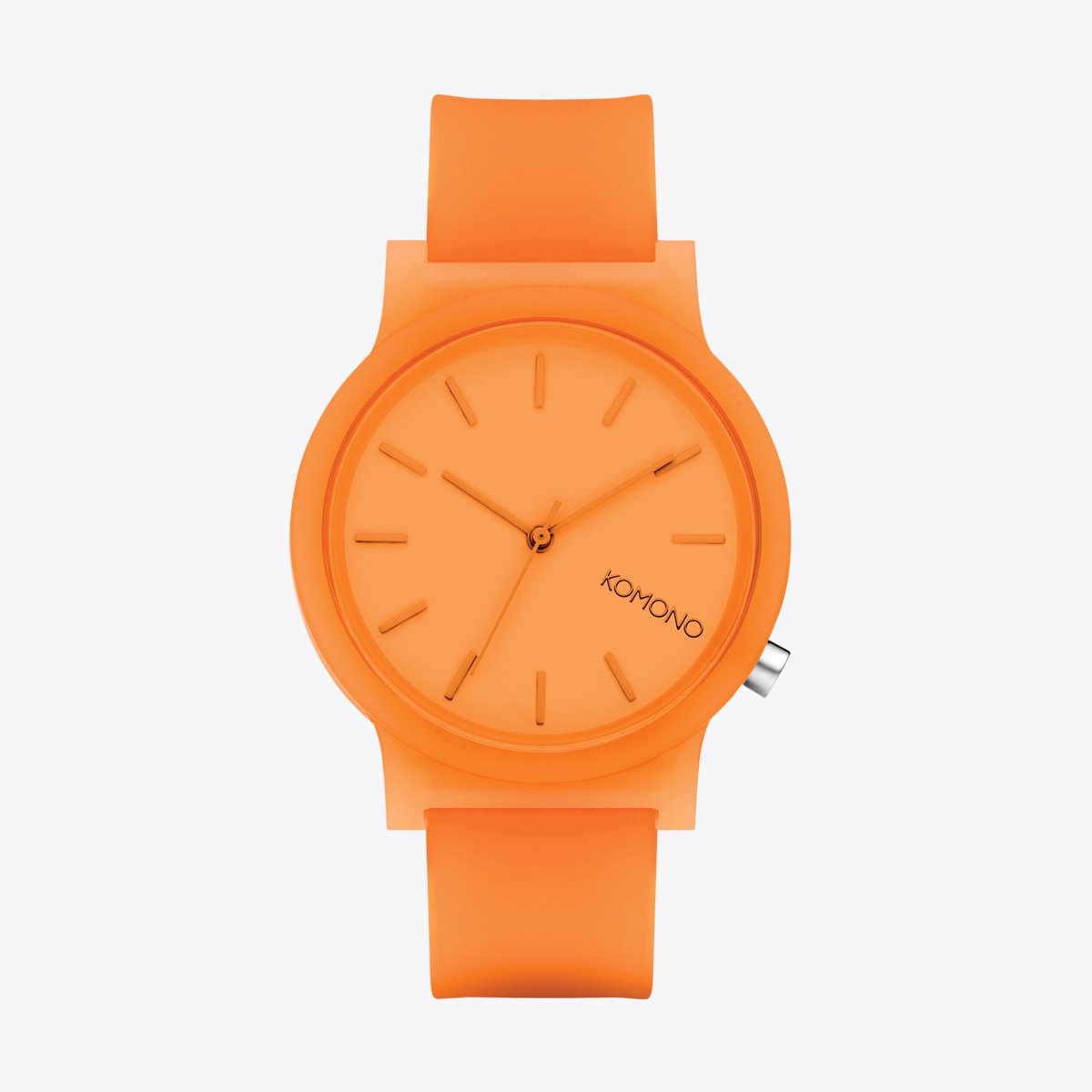 Komono Polshorloge Mono Neon Orange Glow ⌀ 38 mm - Dames en Heren