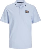 JACK&JONES PLUS JJHUDSON POLO SS PLS Heren Poloshirt - Chambray Blue