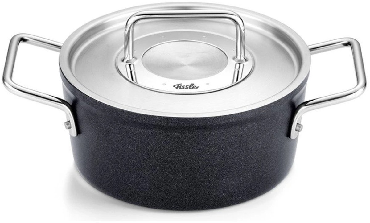 Fissler Adamant® - Braadpan – 18 cm, Zwart - Aluminium