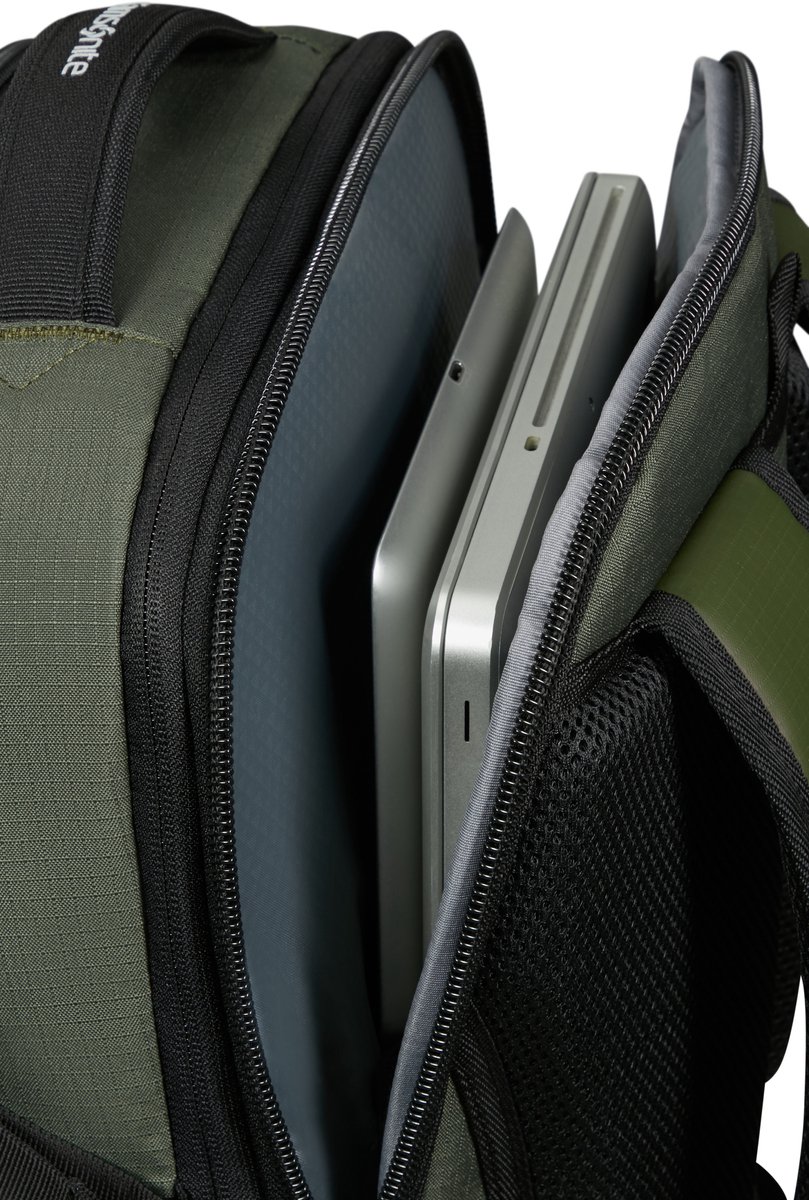 Samsonite Rugzak - Roadseeker Laptop Backpack L 17.3 -uitbreidbaar -Dark olive - 40 l – foto 8