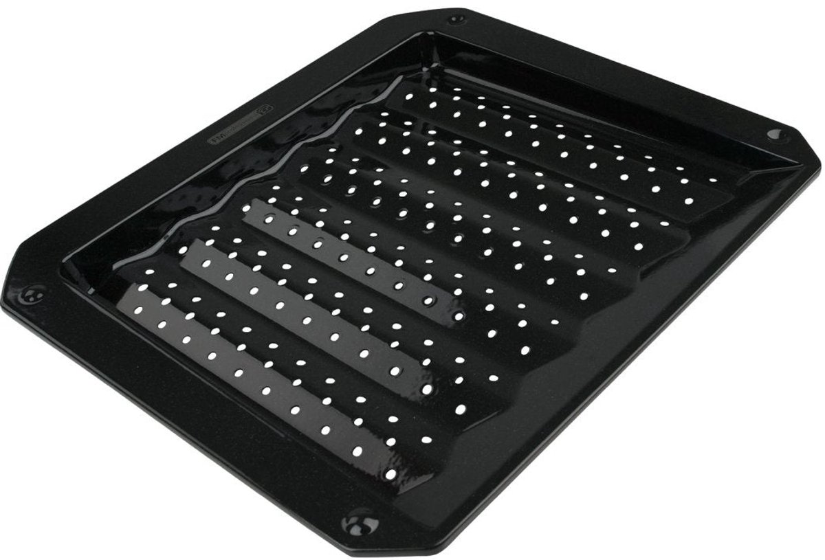 Golvend en geperforeerd plaat voor oven en barbecue van plaatstaal 38 x 33 cm FM Professional Barbecue