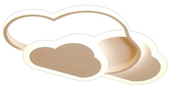 Plafonnier Valora Clouds - Éclairage LED - Chambre enfant - Chambre de bébé - Éclairage d'ambiance - Wit