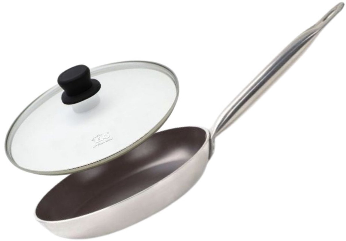 Pan 32 cm keramiek zonder PFAS en deksel Elo