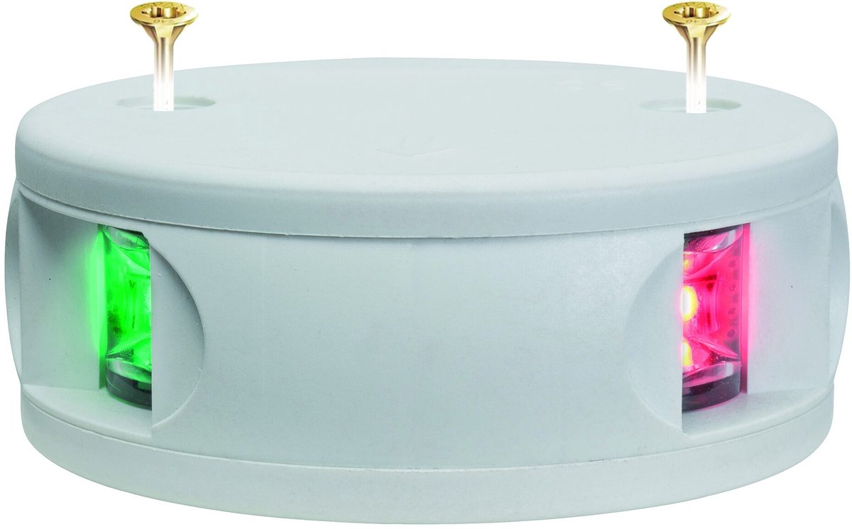 Aqua Signal Serie 34 wit Tweekleuren LED Navigatielicht