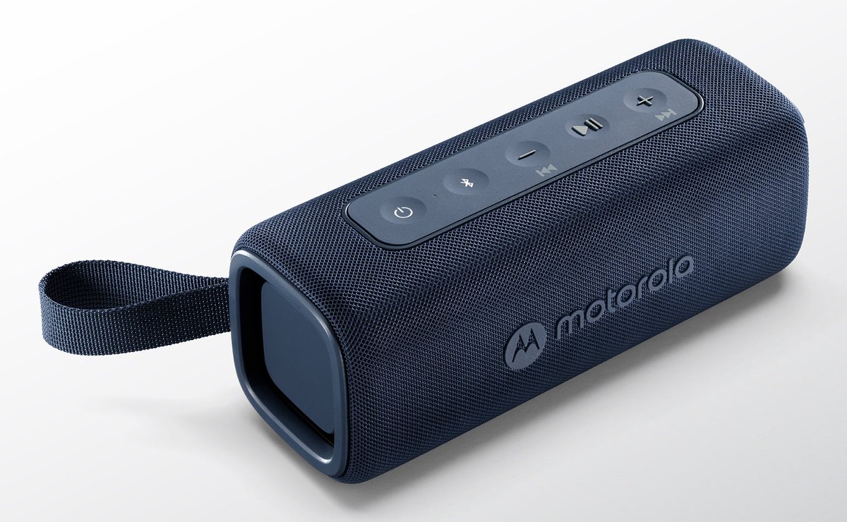Motorola ROKR 600 - Draagbare Speaker - Bluetooth 5.0 - 30W - Waterdicht IP67 - Niebieski