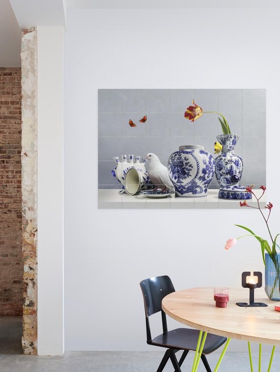 IXXI Royal white, Sander van Laar - 140 x 100 cm - Gratis ophangtool - Grote wanddecoratie en posters - Klassiek, Fotografie, Decoratieve kunsten