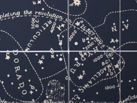 IXXI Constellations du Sud - Décoration murale - 100 x 100 cm