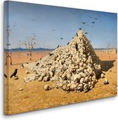 Vassili Vereshchagin - L'Apothéose de la guerre - L'Apothéose de la guerre (1871) - 2:3