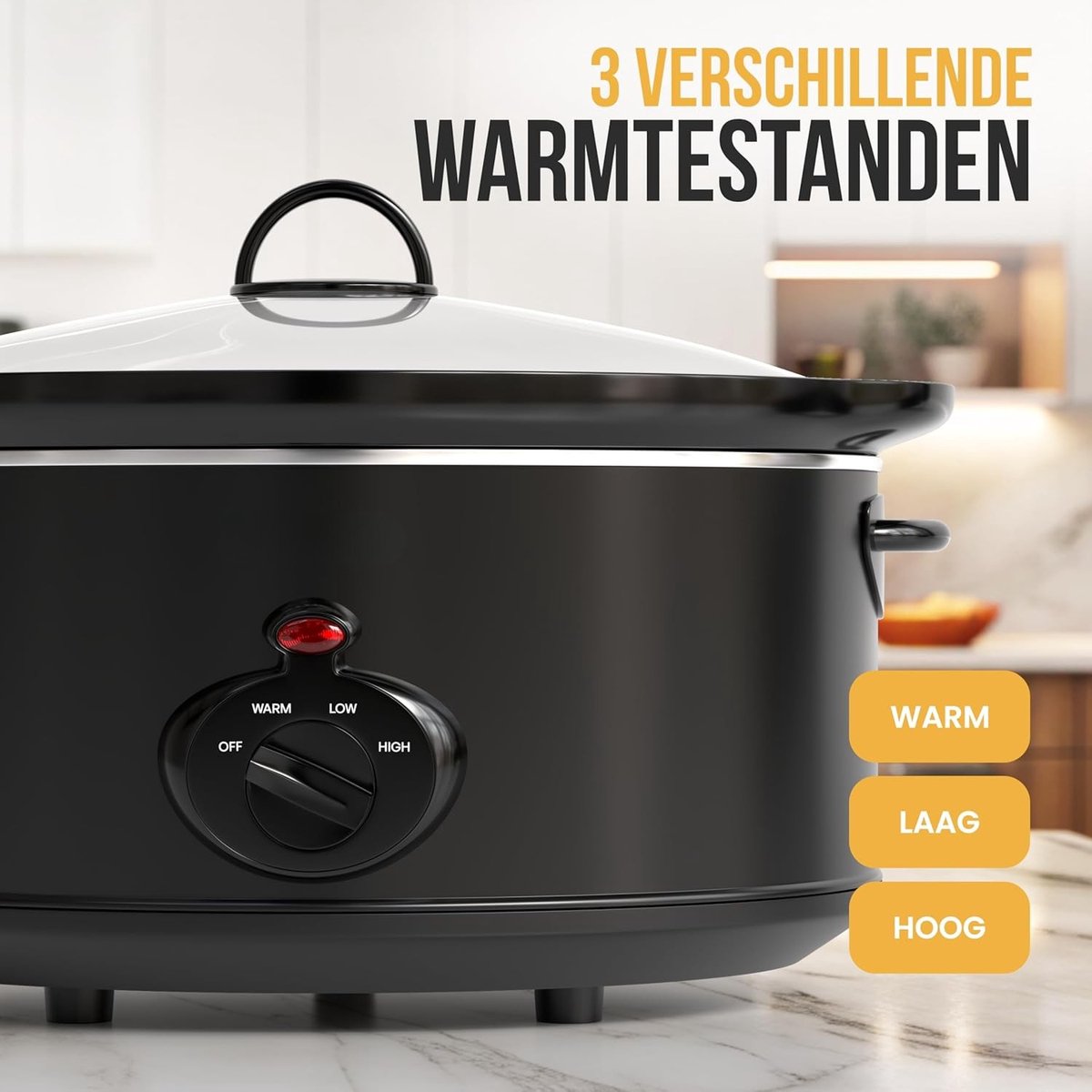 Slowcooker met Timer - Programmeerbare slowcooker - afbeelding 3