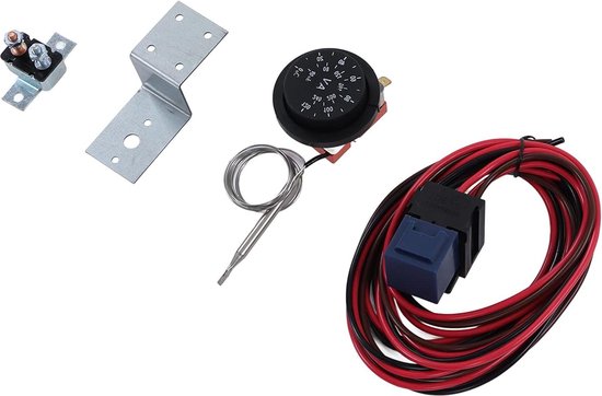 X AUTOHAUX Ventilador de refrigeración universal del otor del radiador