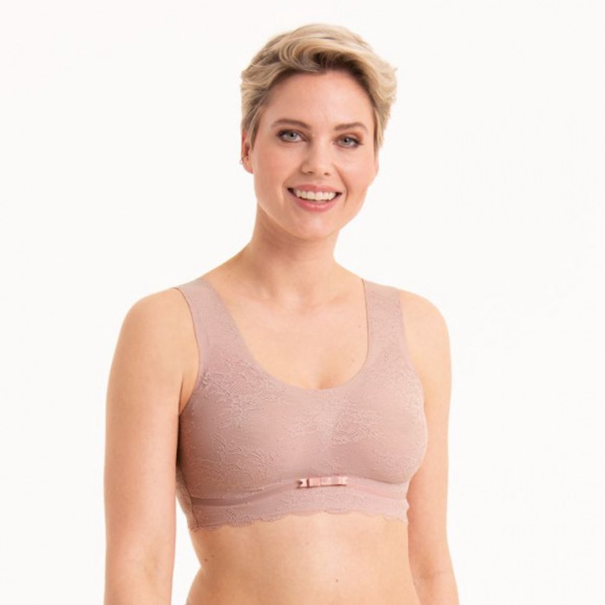 Anita Essential Lace Bralette Rosewood - Roze