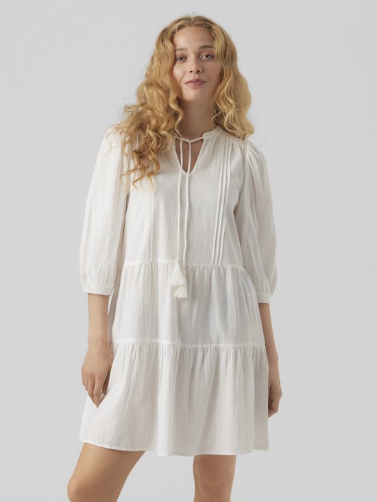 VERO MODA - VMPRETTY 3/4 TUNIC WVN NOOS - Dames - Mini jurken