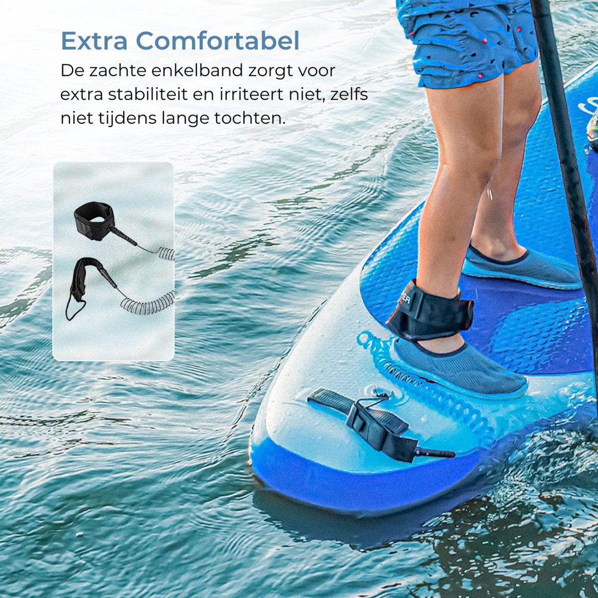 Supper Sup Board XL - opblaasbaar - 220kg - 335 x 81 cm - voor 2 personen – foto 3