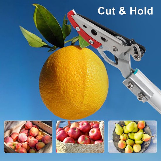 Snoeischaar - Heggenschaar - Tuingereedschap - Boomtak Snijder - Lang Bereik - Lichtgewicht en Sterk - Boom en Fruitplukker - Aluminium Handvat - voor Tuinieren - 130 cm - Zilver van GARDENA — afbeelding 3