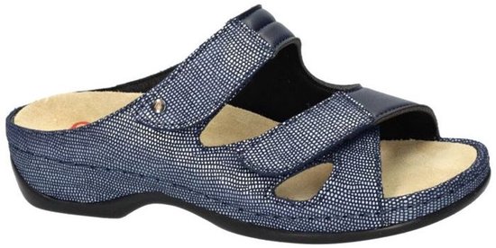Berkemann - Femme - bleu foncé - pantoufles et mules - pointure 36,5