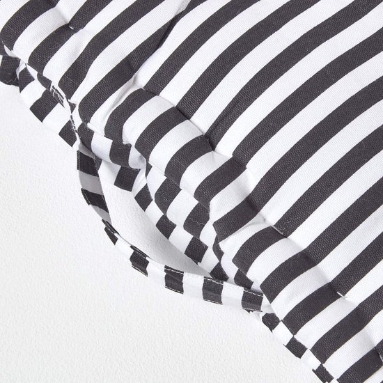 Brandsseller Decoratief stoelkussen / tuin zitkussen van polyester, pakket van 6 stuks set - kleur groen