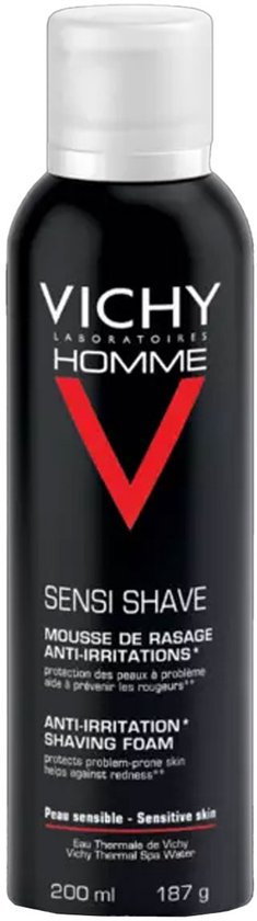 Vichy Homme Anti-irritatie Scheerschuim voor een Gevoelige Huid 200ml
