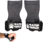Crochets de sangles Multi -adhérence pour haltérophilie Heavy – Sangles et Gloves BEAR GRIP Premium avec grand caoutchouc