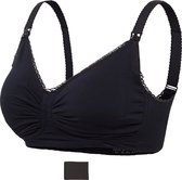 Carriwell Padded Gelbeugel Voedingsbh Zwart Mt. XL