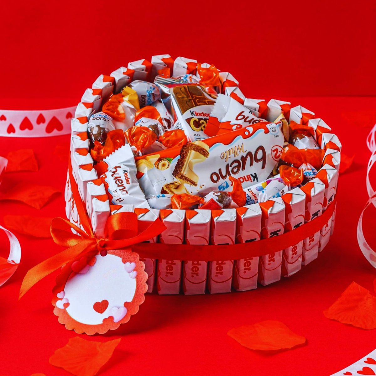 Luxe Ferrero Rocher hart – | Gepersonaliseerde zoetigheid