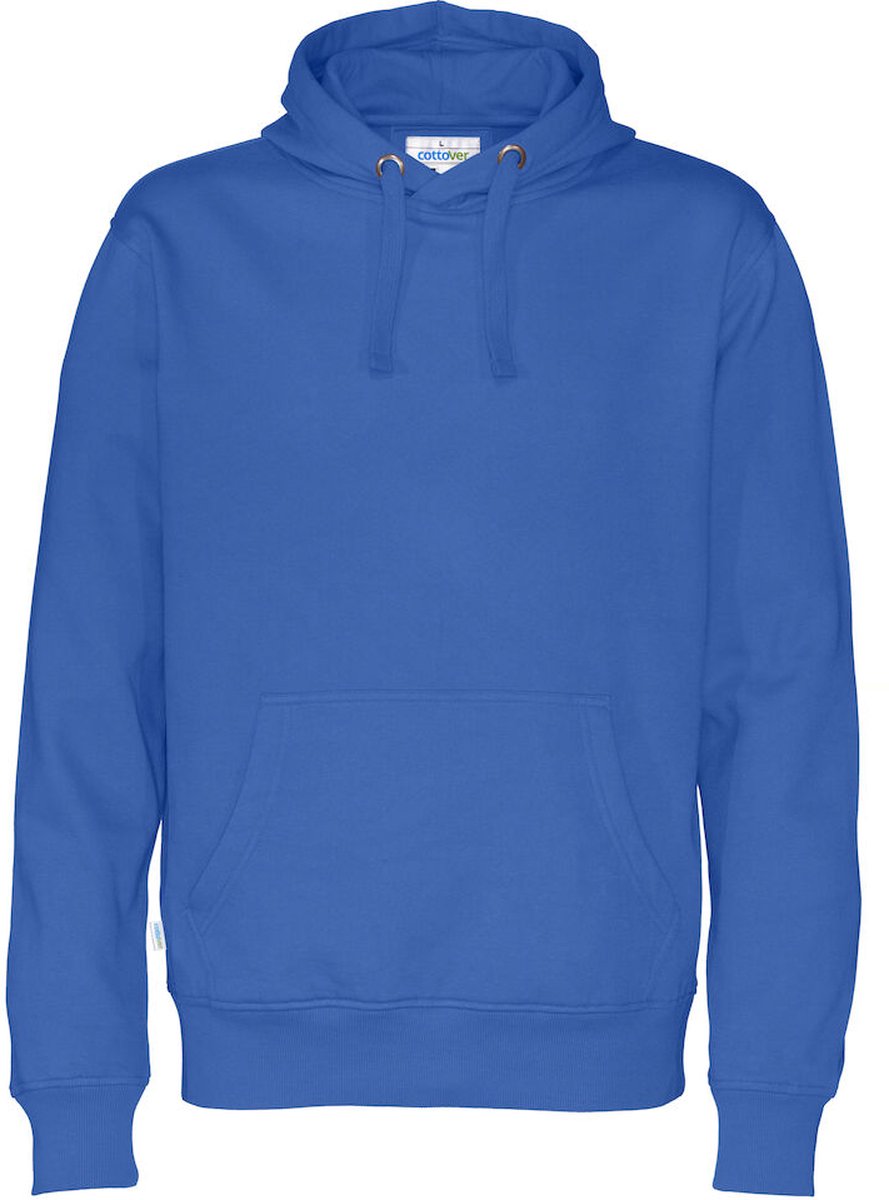 Cottover HOODIE MAN - GOTS GECERTIFICEERD 141002 - Blauw - XL