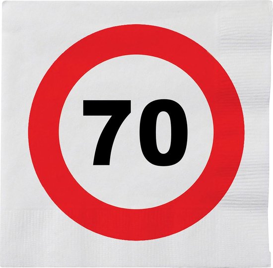 Servetten 50 jaar dots- 50 jaar versieringen voor een verjaardag