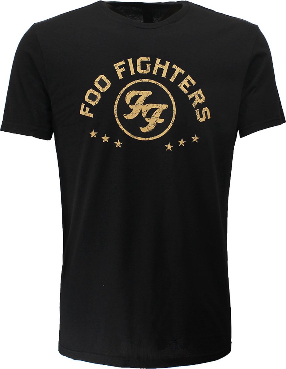 Foo Fighters Arched Stars Logo T-Shirt - Officiële Merchandise - M