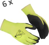 GUIDE thermo werkhandschoen - Sterk - Goede grip - 6 paar - Maat 8