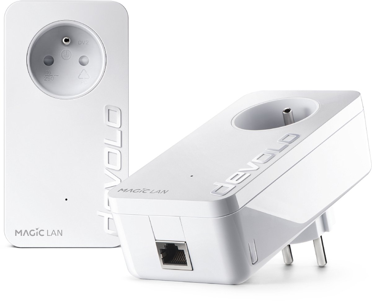 devolo Magic 1 LAN Starter Kit - powerline-adapter - tot 1.200 Mbps - 1x LAN-aansluiting - BE