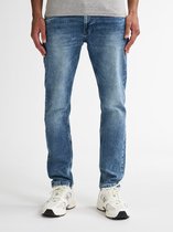 Petrol Industries Heren Jeans Slim Fit Seaham - Spijkerbroek - Essentials Collection - Blauw - Maat W29L34