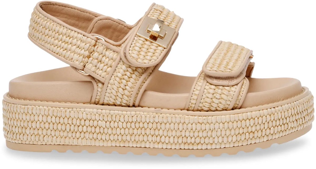 Steve Madden Bigmona plateau sandalen Beige