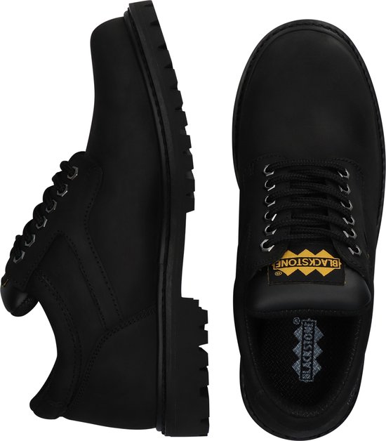 Blackstone 4 INCH OIL NUBUCK BLACK - 0439 Black - Worker - - Black - Taille: 38