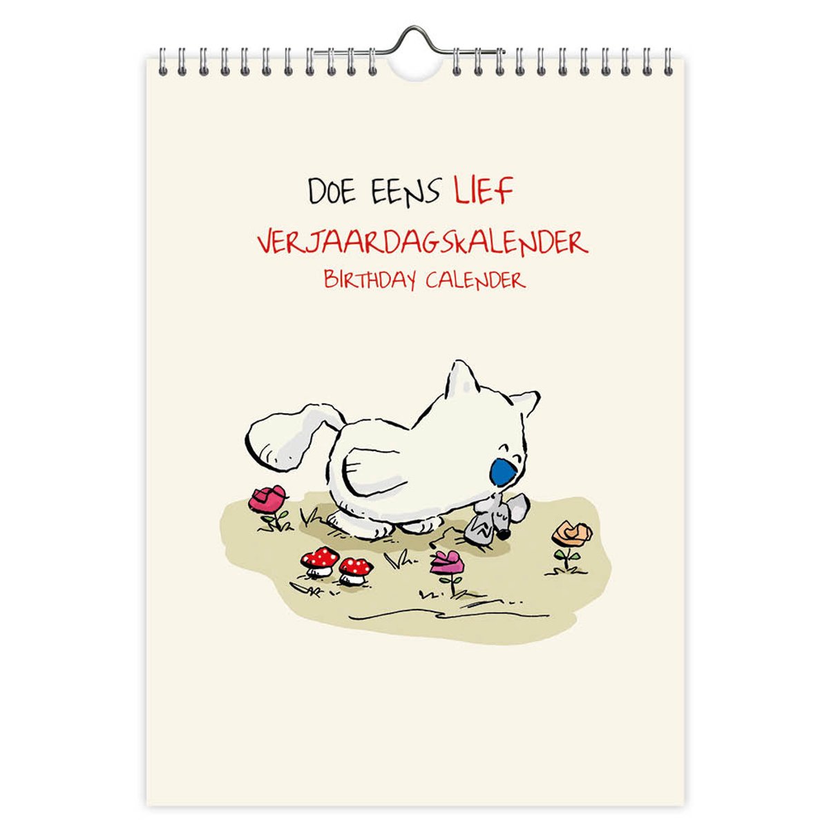 Doe eens lief verjaardagskalender - 18x25 cm