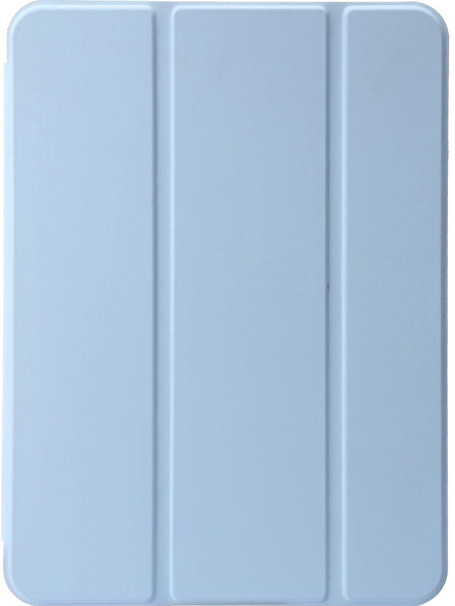 Mobigear Tablethoes geschikt voor Apple iPad 11 (2025) Hoes | Mobigear Tri-Fold Gel Bookcase - Blauw