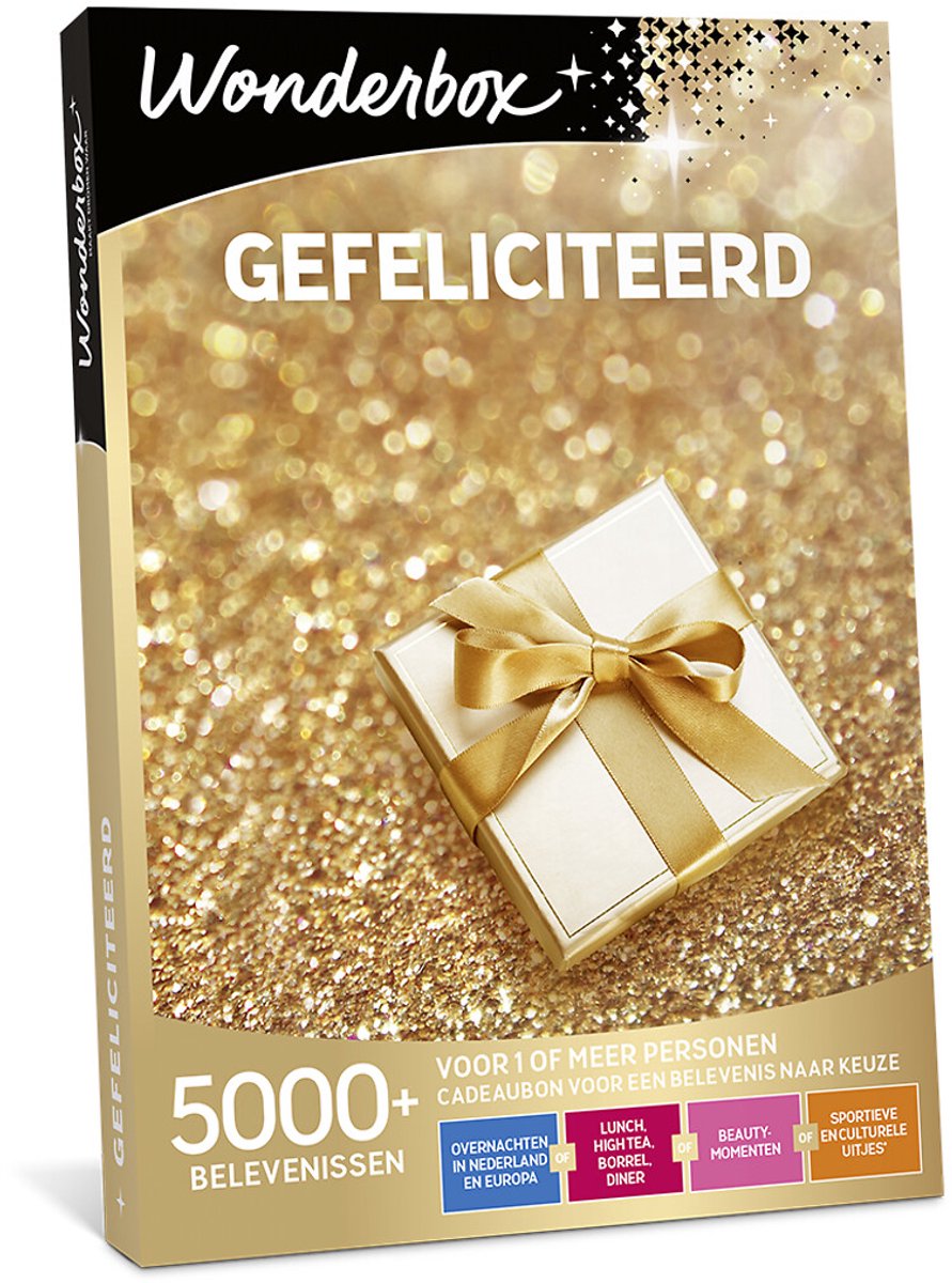 Wonderbox Cadeaubon - Gefeliciteerd!
