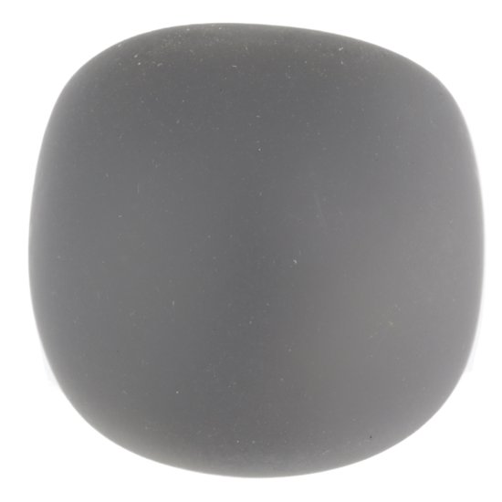 Behave - Ring - Bague tendance en Acryl gris anthracite mat Ring - Minimaliste et Trendy - Sans nickel