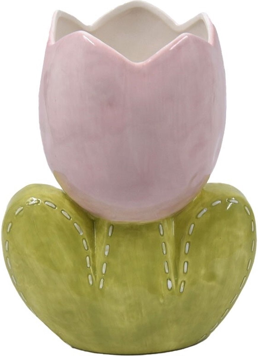 Homebound by Kolony HomeBound by KY | Vaas keramiek tulp | bloemenvaas tulp Multi