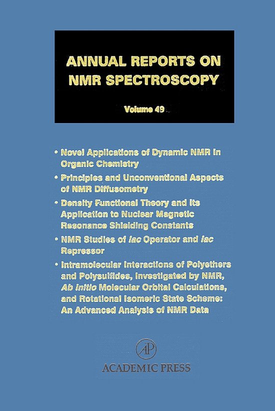Annual Reports on Nmr Spectroscopy - cover
