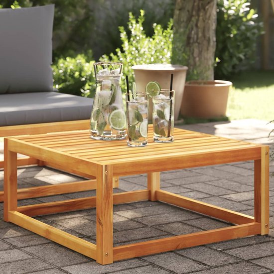Tuintafel met haarspeldpoten 160x80x75 cm massief acaciahout kopen