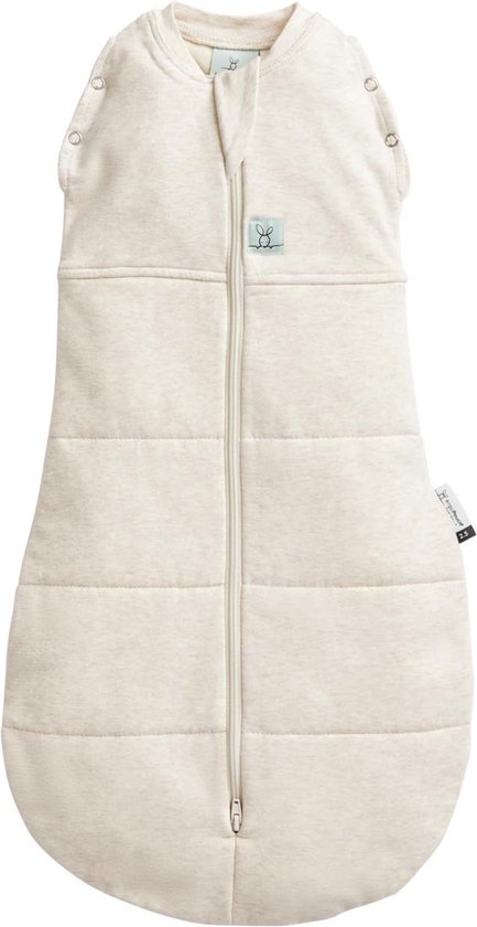Ergopouch Cocoon inbaker slaapzak - 2,5 Tog - 0-3md - Slaapzak baby - Inbakerslaapzak - Slaapzakken -Oatmeal Marle