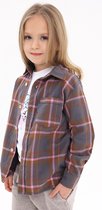 RobyKris Kids Overhemd - Lange mouw - Flanel - Maat 128-134 - Back to School
