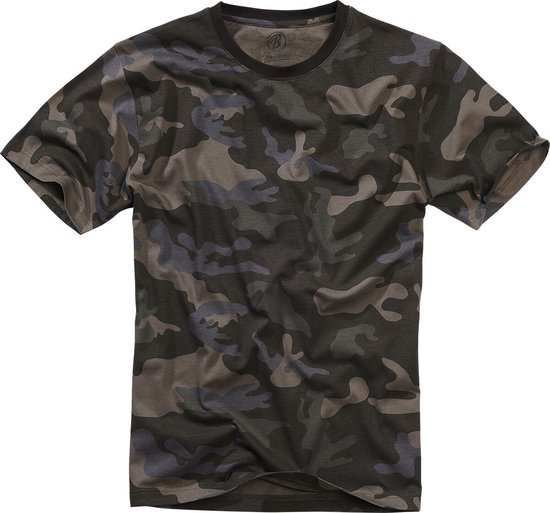 Tshirt Urban Classics Men - S- Basic Zwart/ Brown