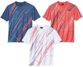 ATLAS FOR MEN - Set van 3 T-shirts Sunny Sport - Heren - Verkrijgbaar in grote maten - M