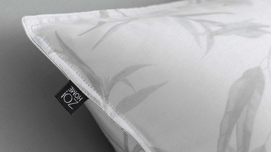 Zohome Dekbedovertrek Fiori-di-Satinado - Abstract Bedlinnen - 260x220 - Grijs - Dekbedhoes van 100% Katoen-Satijn van Merkloos — afbeelding 3