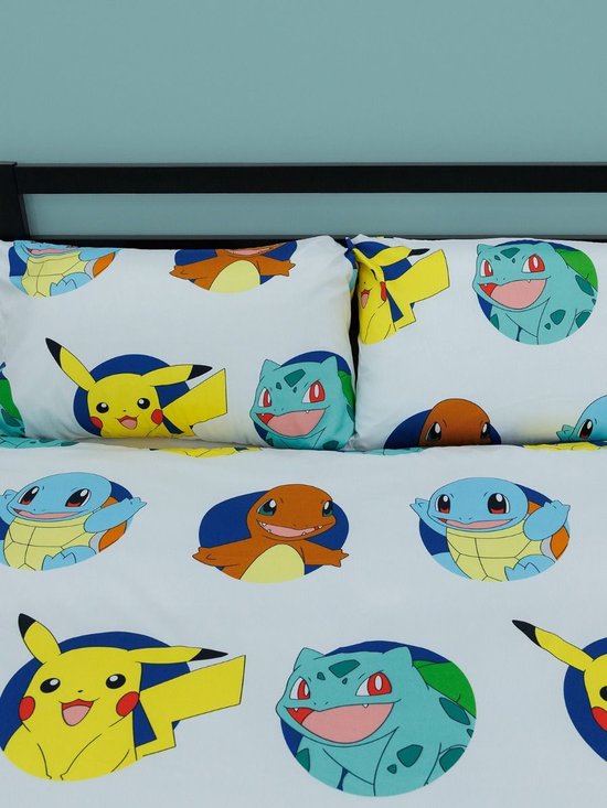 Character World Pokémon Pikachu beddengoedset, 135 x 200 cm 80 x 80